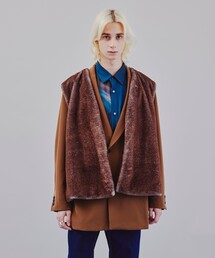 tk.TAKEO KIKUCHI | MATAGIファーベスト(ベスト)