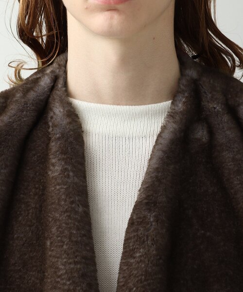 tk.TAKEO KIKUCHI（ティーケータケオキクチ）の「◆MATAGIファーベスト（ベスト・メンズ・サンドベージュ/ブラウン系・88）」の7枚目の写真