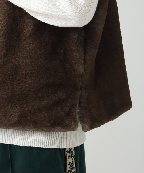 tk.TAKEO KIKUCHI（ティーケータケオキクチ）の「◆MATAGIファーベスト（ベスト・メンズ・サンドベージュ/ブラウン系・88）」の10枚目の写真