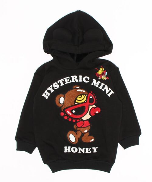 HONEY TEDDY 耳付きフード パーカー