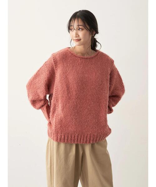 CRAFT STANDARD BOUTIQUE(クラフトスタンダードブティック)の「バスケット編ベスト切替プルオーバー(ニット/セーター・レディース・ブルー/アイボリー/イエロー/ピンク・FREE)」の16枚目の写真