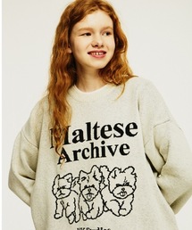 【WAIKEI】Hairy Maltese Graphic Knit ２色 WAIKEI】Hairy Maltese Graphic Knit 2色 (Wai Kei/ニット