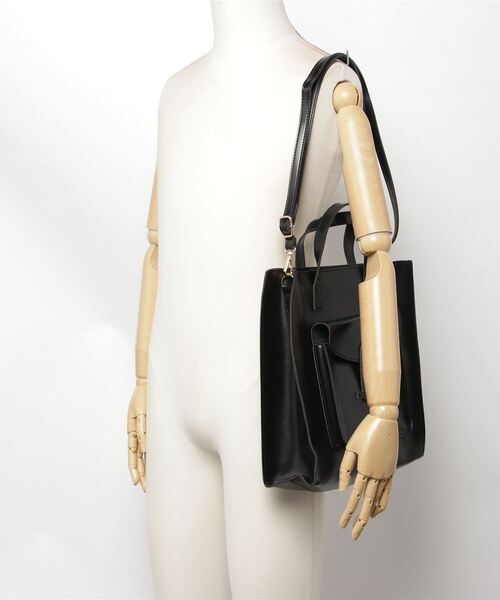 ARULE（アルール）の「『ARULE/アルール』2WAYレザーライクバッグ【Y】【CN】（ショルダーバッグ・レディース・ブラック/ブラウン・FREE）」の21枚目の写真