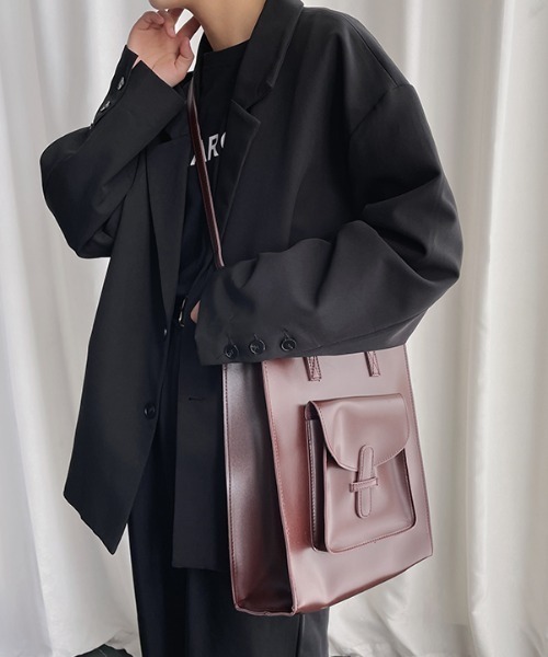 ARULE（アルール）の「『ARULE/アルール』2WAYレザーライクバッグ【Y】【CN】（ショルダーバッグ・レディース・ブラック/ブラウン・FREE）」の9枚目の写真