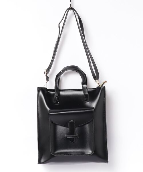 ARULE（アルール）の「『ARULE/アルール』2WAYレザーライクバッグ【Y】【CN】（ショルダーバッグ・レディース・ブラック/ブラウン・FREE）」の19枚目の写真