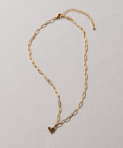 ear PAPILLONNER（イアパピヨネ）の「ロックハートネックレス（ネックレス・レディース・シルバー/ゴールド・FREE）」の3枚目の写真