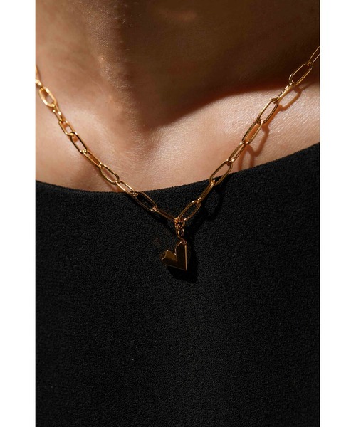 ear PAPILLONNER（イアパピヨネ）の「ロックハートネックレス（ネックレス・レディース・シルバー/ゴールド・FREE）」の6枚目の写真