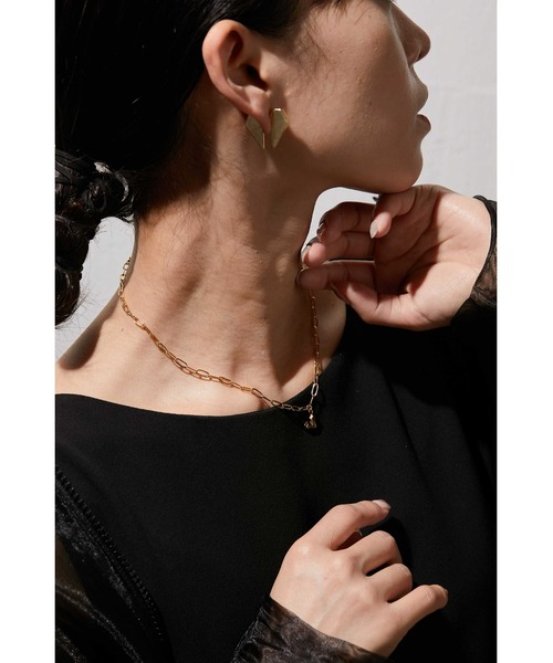 ear PAPILLONNER（イアパピヨネ）の「ロックハートネックレス（ネックレス・レディース・シルバー/ゴールド・FREE）」の10枚目の写真