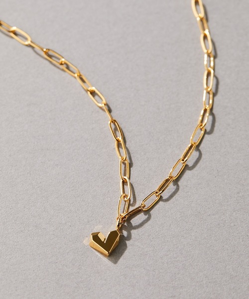 ear PAPILLONNER（イアパピヨネ）の「ロックハートネックレス（ネックレス・レディース・シルバー/ゴールド・FREE）」の14枚目の写真
