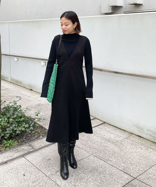 OPAQUE.CLIP（オペークドットクリップ）の「◆【C】配色使いハイネックリブニット（ニット/セーター・レディース・ホワイト系7/レッド系6/ブラック系4・36/38）」の18枚目の写真