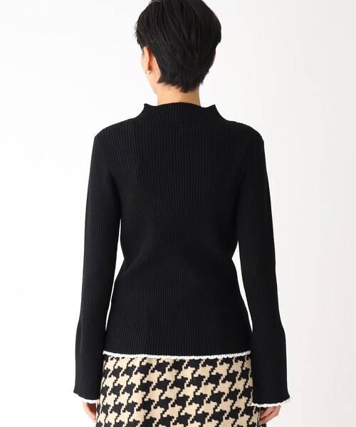 OPAQUE.CLIP（オペークドットクリップ）の「◆【C】配色使いハイネックリブニット（ニット/セーター・レディース・ホワイト系7/レッド系6/ブラック系4・36/38）」の22枚目の写真