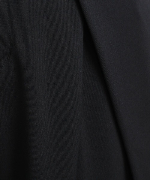 HARE（ハレ）の「【SETUP対応】ディープタックベルトストレートパンツ(HARE)（スラックス・メンズ・ブラック/グリーン・SMALL/MEDIUM）」の14枚目の写真