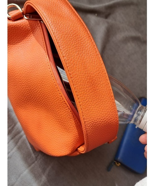 HONEYSUCKLE ROSE（ハニーサックルローズ）の「【HONEYSUCKLE ROSE】ミニワイドハンドルバッグ（ハンドバッグ・レディース・ブラック/オレンジ/ホワイト・ONE SIZE）」の22枚目の写真