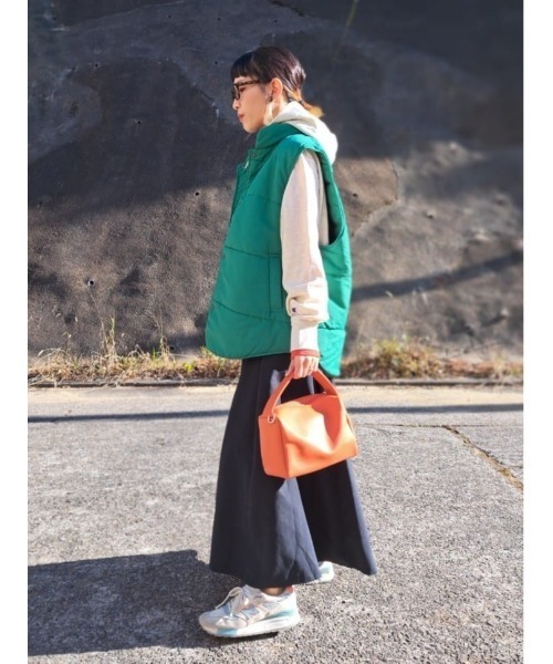 HONEYSUCKLE ROSE（ハニーサックルローズ）の「【HONEYSUCKLE ROSE】ミニワイドハンドルバッグ（ハンドバッグ・レディース・ブラック/オレンジ/ホワイト・ONE SIZE）」の19枚目の写真