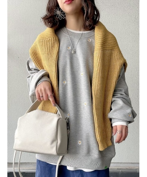 HONEYSUCKLE ROSE（ハニーサックルローズ）の「【HONEYSUCKLE ROSE】ミニワイドハンドルバッグ（ハンドバッグ・レディース・ブラック/オレンジ/ホワイト・ONE SIZE）」の11枚目の写真