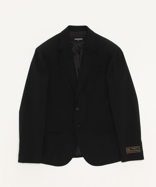 DSQUARED2(ディースクエアード)の「JACKETS /HANDMADE RELAXED SHOULDER BLAZER /0221(テーラードジャケット・メンズ・ブラック・42/50/48)」の1枚目の写真