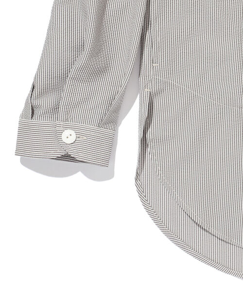B:MING by BEAMS(ビーミングバイビームス)の「B:MING by BEAMS / サッカー バンドカラー シャツ(シャツ/ブラウス・メンズ・ネイビー/その他/オフホワイト・SMALL/MEDIUM/LARGE/X-LARGE)」の13枚目の写真