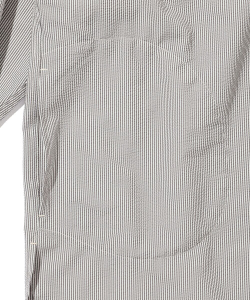 B:MING by BEAMS(ビーミングバイビームス)の「B:MING by BEAMS / サッカー バンドカラー シャツ(シャツ/ブラウス・メンズ・ネイビー/その他/オフホワイト・SMALL/MEDIUM/LARGE/X-LARGE)」の14枚目の写真