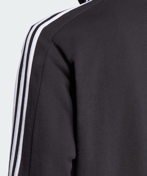 adidas(アディダス)の「エッセンシャルズ フレンチテリー スリーストライプス フルジップ パーカー / アディダス adidas(パーカー・メンズ・グレー/ブラック・LARGE/MEDIUM/SMALL/XX-LARGE/3XL/X-LARGE)」の5枚目の写真