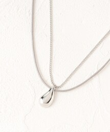 SHOO・LA・RUE | しずくコードチェーンネックレス(ネックレス)