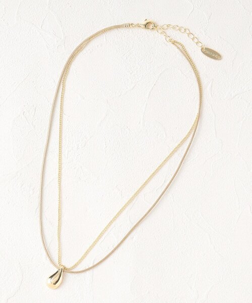SHOO・LA・RUE（シューラルー）の「◆しずくコードチェーンネックレス（ネックレス・レディース・ゴールド/シルバー・00）」の3枚目の写真