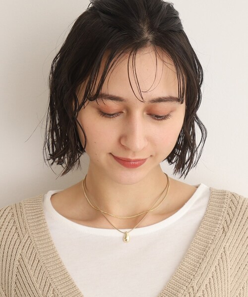 SHOO・LA・RUE（シューラルー）の「◆しずくコードチェーンネックレス（ネックレス・レディース・ゴールド/シルバー・00）」の7枚目の写真