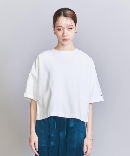 新品‼︎ 【別注】＜Champion＞リバースウィーブ ショートスリーブTシャツ Champion tシャツ 「Champion」リバースウィーブ(R) ショート