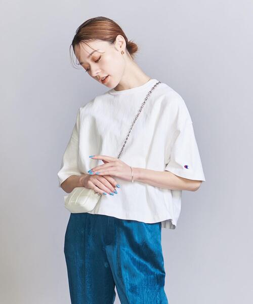 tシャツ 「Champion/チャンピオン」レディース リバースウィーブ(R) ショートスリーブTシャツ レディース Champion tシャツ 「Champion」リバースウィーブ(R) ショート