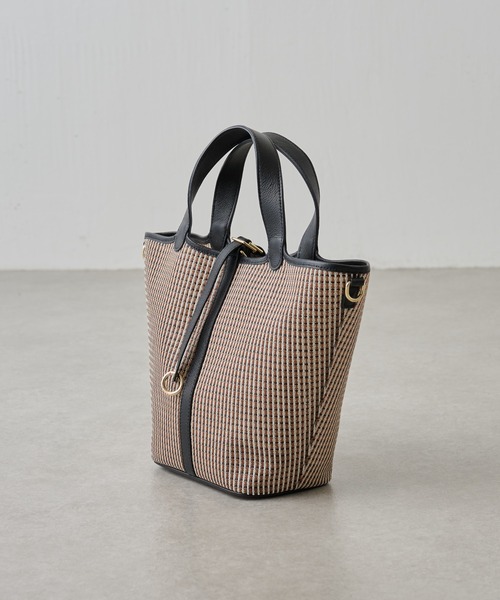 BEARDSLEY（ビアズリー）の「【Colorer/クロレ】メッシュバッグ（ショルダーバッグ・レディース・ホワイト×ブラック/ブラック/ブラウン・FREE）」の6枚目の写真