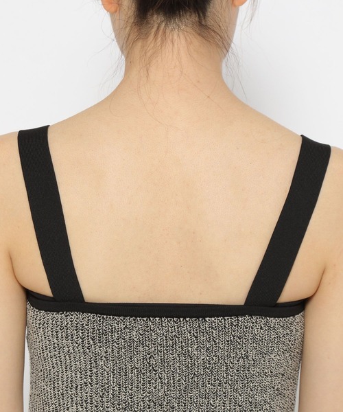 PAGEBOY（ページボーイ）の「メランジフリンジビスチェ（ベスト・レディース・オフホワイト/ブラック/ピンク・FREE）」の13枚目の写真