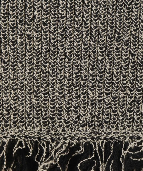 PAGEBOY（ページボーイ）の「メランジフリンジビスチェ（ベスト・レディース・オフホワイト/ブラック/ピンク・FREE）」の8枚目の写真