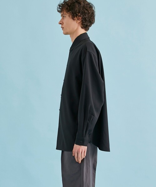 CITY TOKYO（シティトウキョウ）の「【オールシーズン対応】プレミアムリラックス長袖シャツ｜防シワ/速乾性（シャツ/ブラウス・メンズ・サックスブルー/ホワイト/ブラック/グレイッシュベージュ・1/2/3）」の20枚目の写真