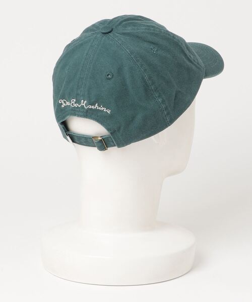 DEUS EX MACHINA（デウスエクスマキナ）の「IVAN DAD CAP（キャップ・メンズ・ブラック/オフホワイト/グリーン・OS）」の4枚目の写真