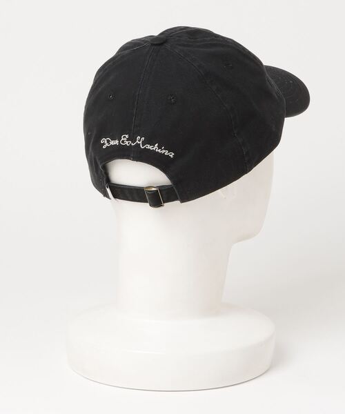 DEUS EX MACHINA（デウスエクスマキナ）の「IVAN DAD CAP（キャップ・メンズ・ブラック/オフホワイト/グリーン・OS）」の6枚目の写真