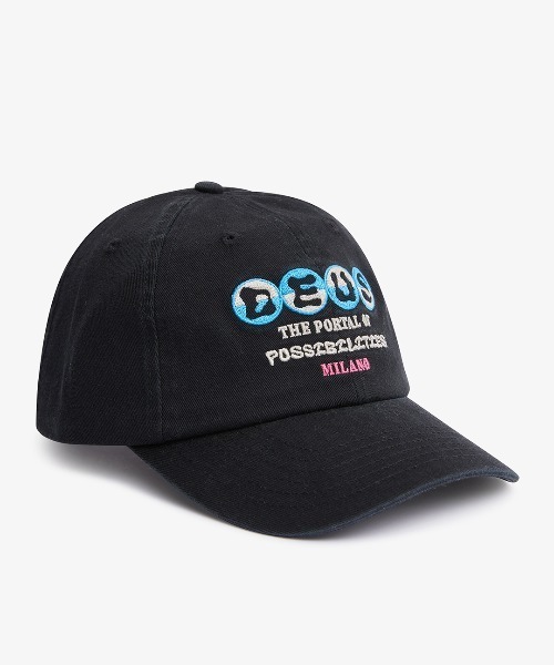 DEUS EX MACHINA（デウスエクスマキナ）の「IVAN DAD CAP（キャップ・メンズ・ブラック/オフホワイト/グリーン・OS）」の2枚目の写真