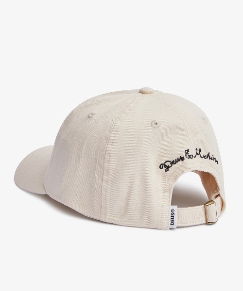 DEUS EX MACHINA（デウスエクスマキナ）の「IVAN DAD CAP（キャップ・メンズ・ブラック/オフホワイト/グリーン・OS）」の9枚目の写真