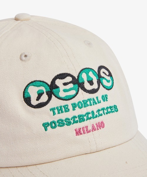 DEUS EX MACHINA（デウスエクスマキナ）の「IVAN DAD CAP（キャップ・メンズ・ブラック/オフホワイト/グリーン・OS）」の10枚目の写真
