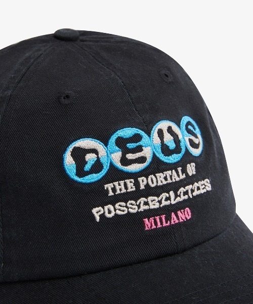 DEUS EX MACHINA（デウスエクスマキナ）の「IVAN DAD CAP（キャップ・メンズ・ブラック/オフホワイト/グリーン・OS）」の12枚目の写真