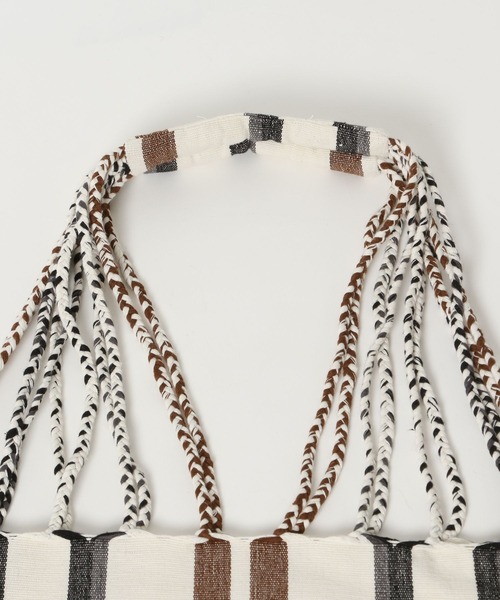 niko and...(ニコアンド)の「オリジナル刺繍ハンモックトートバッグ(トートバッグ・レディース・その他1/ブラック/アイボリー/ブルー・0)」の11枚目の写真