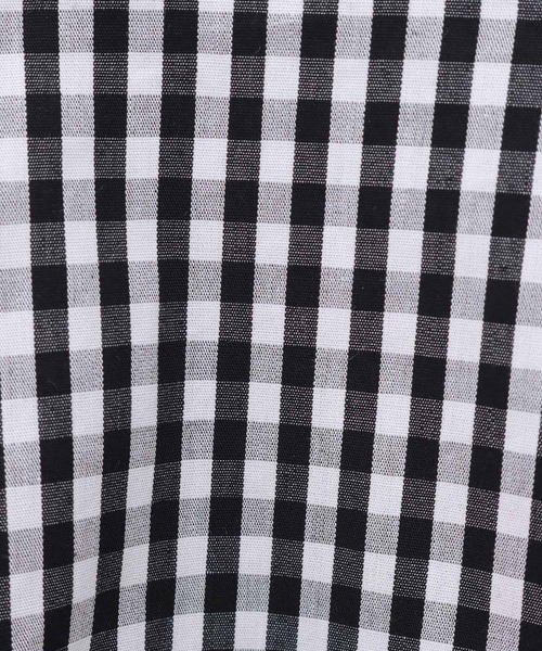 31 Sons de mode（トランテアン　ソン　ドゥ　モード）の「アシメケープカラーブラウス（シャツ/ブラウス・レディース・ブラック×ホワイト/オフホワイト/サックスブルー・フリー）」の8枚目の写真