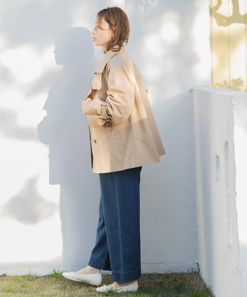 URBAN RESEARCH Sonny Label（アーバンリサーチサニーレーベル）の「ショートトレンチコート（トレンチコート・レディース・ブラック系その他/カーキ/ベージュ・FREE）」の12枚目の写真