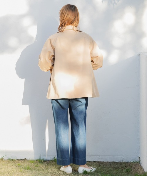 URBAN RESEARCH Sonny Label（アーバンリサーチサニーレーベル）の「ショートトレンチコート（トレンチコート・レディース・ブラック系その他/カーキ/ベージュ・FREE）」の13枚目の写真