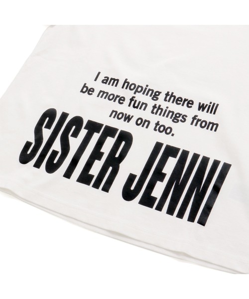 SISTER JENNI(SISTER JENNI)の「裾ロゴBIGロンT(Tシャツ/カットソー・キッズ・オフホワイト/ブラック/グリーン・130cm/140cm/160cm/150cm)」の12枚目の写真