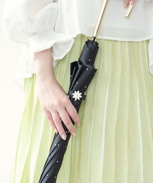 Three Four Time | 【Wpc.】ドットフラワーポイント長傘　(完全遮光／晴雨兼用)　＠(長傘)