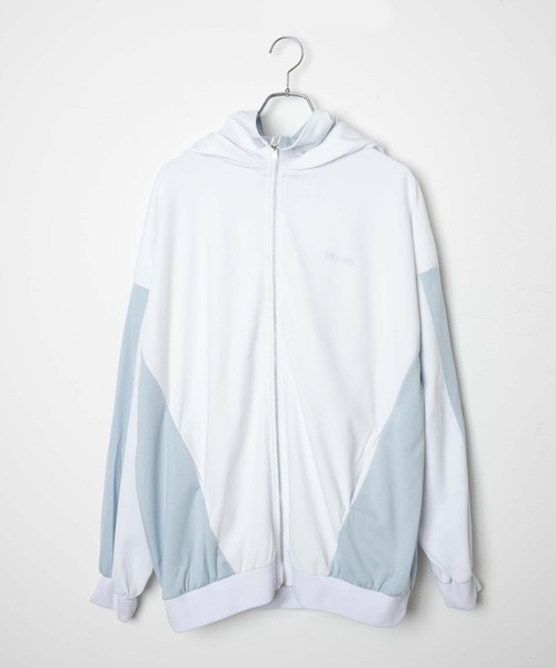 Whinny ホワイニー ベイビーぷりぷりパーカー サックスブルー サブカル Whinny ホワイニー ベイビーぷりぷりパーカー サックスブルー