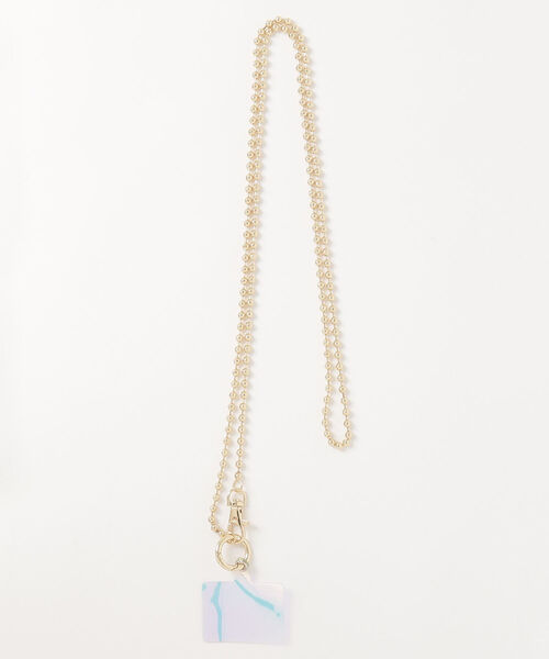 fredy emue（フレディエミュ）の「ボールチェーンスマホショルダー（スマホグッズ・レディース・ゴールド/シルバー・FREE）」の7枚目の写真