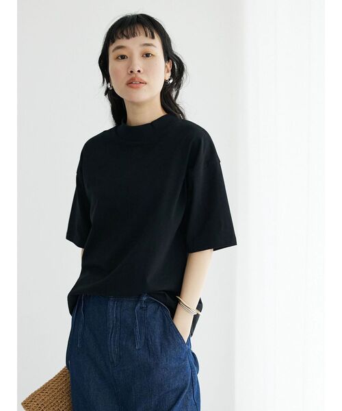 CRAFT STANDARD BOUTIQUE（クラフトスタンダードブティック）の「モックネックリングドットプルオーバー（Tシャツ/カットソー・レディース・ホワイト/イエロー/ライトパープル/ブラック・FREE）」の6枚目の写真