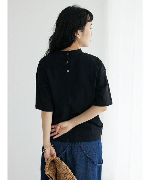 CRAFT STANDARD BOUTIQUE（クラフトスタンダードブティック）の「モックネックリングドットプルオーバー（Tシャツ/カットソー・レディース・ホワイト/イエロー/ライトパープル/ブラック・FREE）」の8枚目の写真