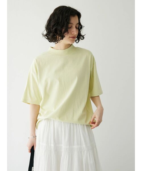 CRAFT STANDARD BOUTIQUE（クラフトスタンダードブティック）の「モックネックリングドットプルオーバー（Tシャツ/カットソー・レディース・ホワイト/イエロー/ライトパープル/ブラック・FREE）」の15枚目の写真
