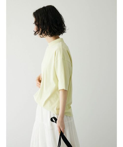 CRAFT STANDARD BOUTIQUE（クラフトスタンダードブティック）の「モックネックリングドットプルオーバー（Tシャツ/カットソー・レディース・ホワイト/イエロー/ライトパープル/ブラック・FREE）」の17枚目の写真